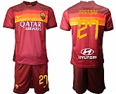 2020-21 Roma 27 PASTORE Home Soccer Jersey,baseball caps,new era cap wholesale,wholesale hats